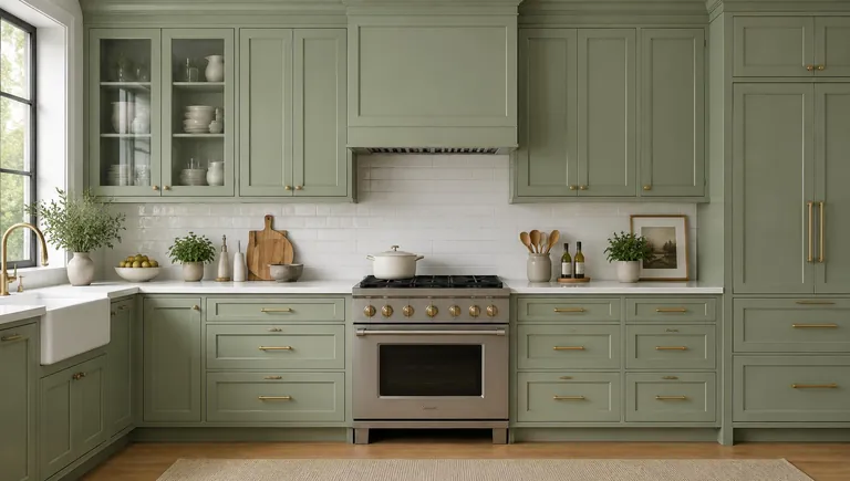 Haven Sage cabinets kitchen
