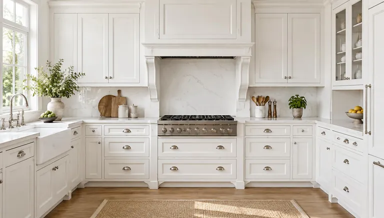 Oxford White cabinets kitchen