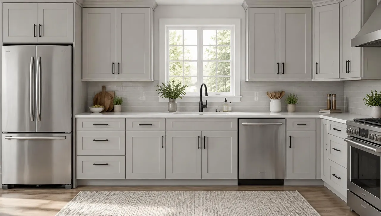 Shaker Dove cabinets kitchen